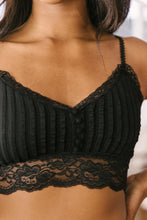 Load image into Gallery viewer, Back to the Light Bralette in Black