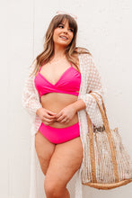 Load image into Gallery viewer, Beside the Bay Pink Swimsuit Top