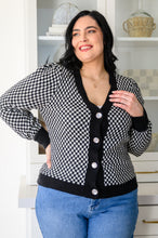 Load image into Gallery viewer, Big City Nights Checkered Cardigan