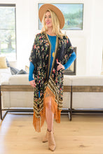 Load image into Gallery viewer, Can&#39;t Look Away Floral Fringe Kimono