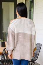 Load image into Gallery viewer, Carry On For Love Color Block Knit Cardigan