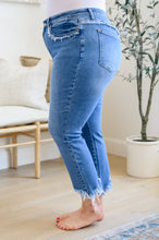 Load image into Gallery viewer, Christina Fringed Pocket Slim Fit Jeans