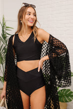 Load image into Gallery viewer, Beachside Babe Kimono in Black