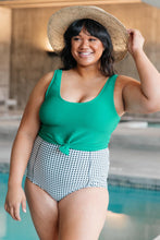 Load image into Gallery viewer, Dressed Up in Gingham Swim Bottoms