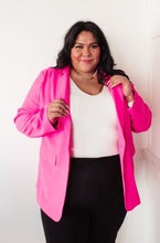 Load image into Gallery viewer, Fierce and Chic Blazer in Hot Pink