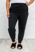 Load image into Gallery viewer, French Terry Joggers In Black