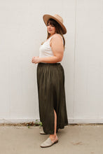 Load image into Gallery viewer, Get Away Maxi Skirt in Olive