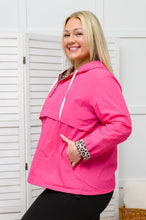 Load image into Gallery viewer, Get Going Leopard Windbreaker in Pink
