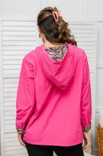 Load image into Gallery viewer, Get Going Leopard Windbreaker in Pink