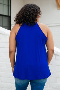 Hint Of Ladder Tank in Royal Blue