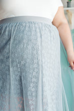 Load image into Gallery viewer, Layered In Lace Skirt In Gray