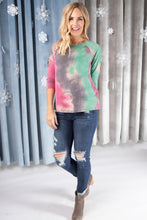 Load image into Gallery viewer, Leslie Ladder Sleeve Top in Fuschia