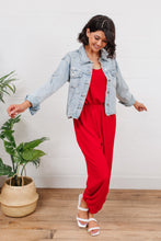 Load image into Gallery viewer, Livin&#39; The Dream Jumpsuit in Red