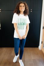 Load image into Gallery viewer, Lucky On Repeat Graphic Tee