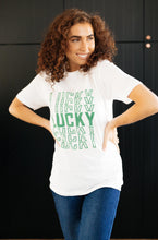 Load image into Gallery viewer, Lucky On Repeat Graphic Tee