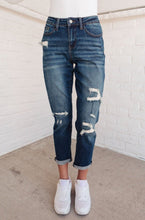 Load image into Gallery viewer, Mid-Rise Thermal Boyfriend Jeans