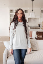 Load image into Gallery viewer, Modern Scene Cowl Neck Sweater In Grey