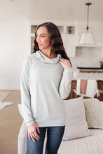 Load image into Gallery viewer, Modern Scene Cowl Neck Sweater In Grey