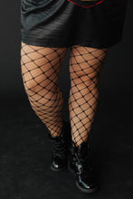 Load image into Gallery viewer, Past Midnight Fence Net Tights