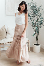 Load image into Gallery viewer, Roam The World Skirt in Taupe
