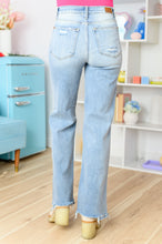 Load image into Gallery viewer, Rose Hi Rise Straight Cut Jeans