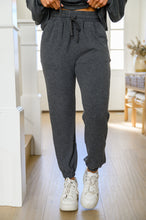 Load image into Gallery viewer, Stay Right Here Soft Knit Joggers In Charcoal