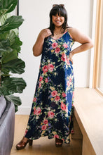Load image into Gallery viewer, Stuck With Me Floral Maxi in Navy
