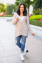 Load image into Gallery viewer, True Feelings Multi Color Mixed Thread Cardigan