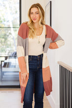 Load image into Gallery viewer, Warmest Soul Color Blocked Midi Length Cardi