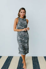Load image into Gallery viewer, Minimum Exposure Camo Midi Dress