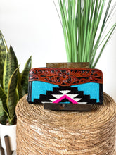 Load image into Gallery viewer, Odessa Hand Tooled Saddle Blanket Wallet