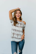 Load image into Gallery viewer, Shania Cold Shoulder Top In Mint